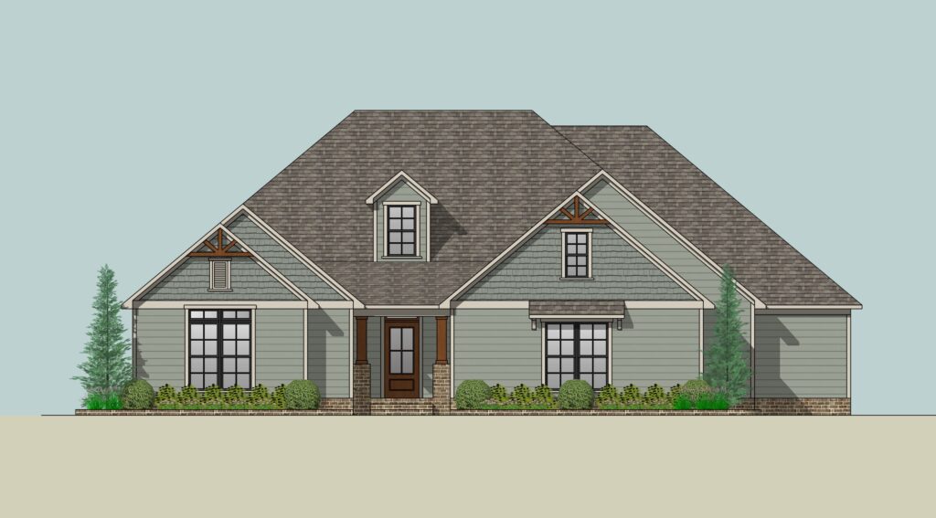 3 Park Preserve's project front elevation photo.