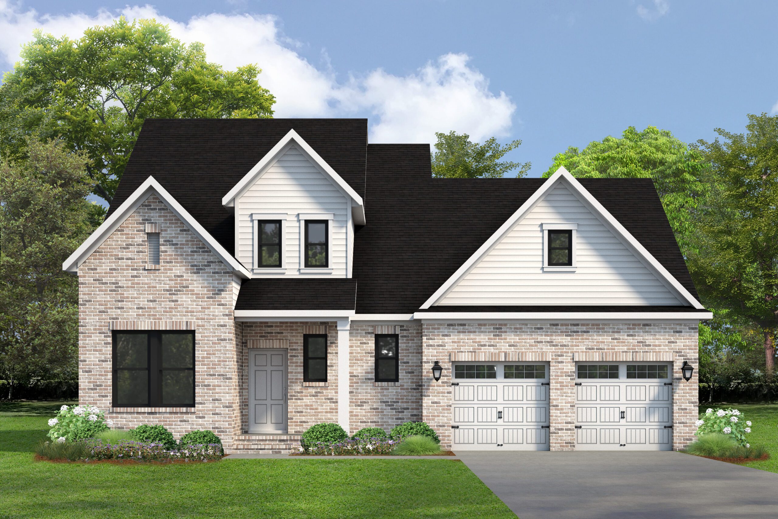Hays Farm's project front elevation photo.